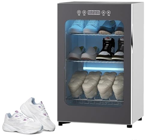 Electric Shoe Dryer & Deodorizer, 3-Layer Boot Drying System with Led Display, 140°F Constant Heat Fast Drying, Shoe Dryer Cabinet for Home Travel Ideal Use