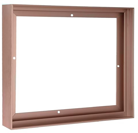 HUACANVAS Leinwandrahmen für 40,6 x 61 cm Leinwandbilder, DIY-Metall-Leinwandrahmen mit 1,9 cm - 2,3 cm Tiefe für Leinwanddrucke, schwebender Rahmen für Querformat, Porträt, Wohnzimmer