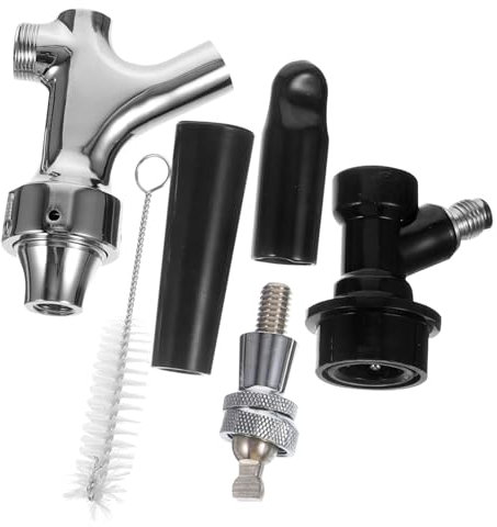ABOOFAN Robinet à Bière avec Valve à Bille pour Brassage Amateur Résistant et Anti-Corrosion Pratique pour Pique-