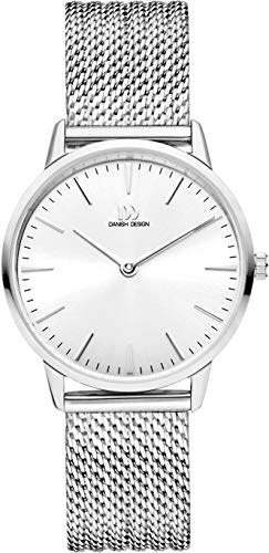 Danish Design Damen-Uhren Analog Quarz One Size Silber 32020139