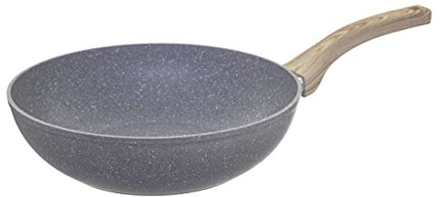 5five - wok aluminium forgé nature 28cm