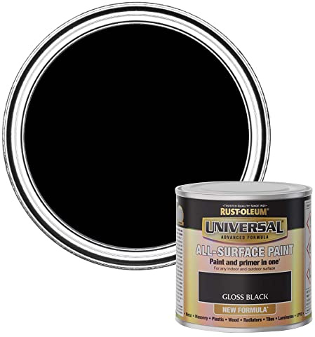 Rust-Oleum Universal All Purpose Paint & Primer - Gloss Black 250ml