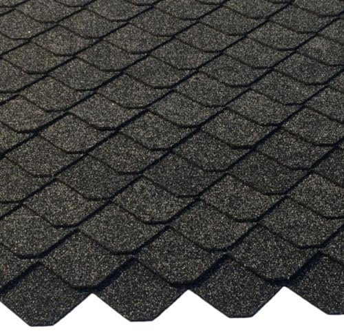 1 Set Dachschindeln Schiefer (55 mm) grau 0,55 m² Manufaktur Martinshof Minidachschindeln, Schindelstreifen, Dachdeckung hergestellt in der Werkstatt für behinderte Menschen