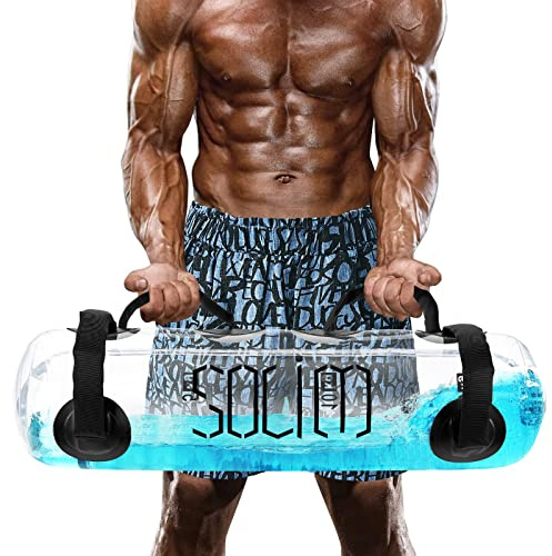 Water Weights Aqua Bag, Workout Sandbag Alternative Strength Training Sand Bag Portable Stability Fitness Equipment – Ultimate Core and Balance Training for Home Gym – 33 LBS