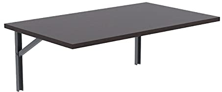 AKKE Klapptisch Wandklapptisch, klappbar, 100cm x 60cm, Wenge