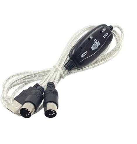 Xingdianfu MIDI auf USB Konverter Kabel Adapter MIDI Interface Tastatur Tastatur Musikbearbeitungslinie 2m