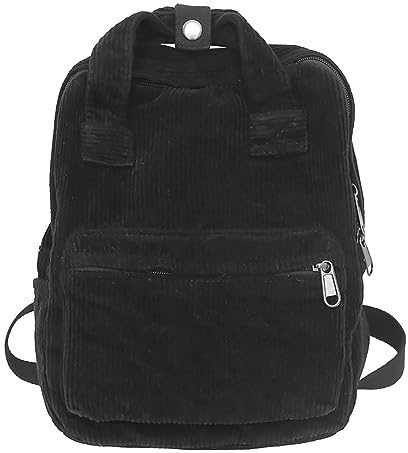 Makukke Rucksack Damen Klein, Cord Cityrucksack Rucksäcke Daypacks Damen Rucksackhandtaschen Rucksack Nicht geeignet für A4-Dokumente