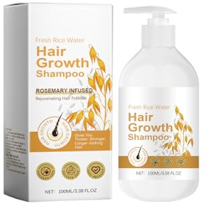 Shampoo Mujer 100 ml, Champú de Agua de Arroz para Aumentar la Densidad del Cabello, Champú Hidratante - Champu Volumen Cabello, Aporta Brillo y Suaviza, Todo Tipo de Cabello (#1, 1PCS)