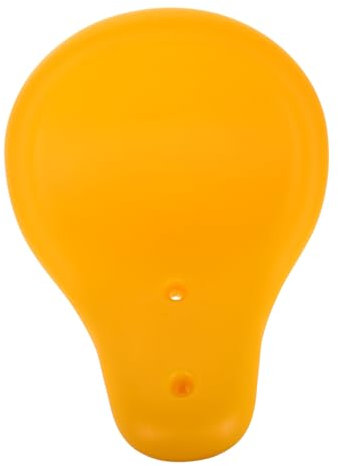 DECHOUS Outdoor Playground Replacement Seesaw Seat Pad for Toddlers, Small Yellow Plastic Rocker Chair Part Compatible with Kids Rocking Board, Sturdy Seat for Outdoor Play Equipment
