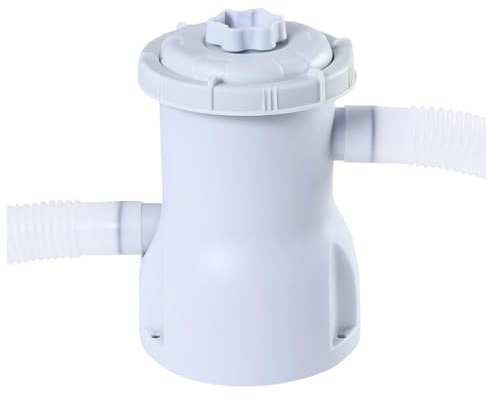Trendi Pool Filter Pump – Easy Installation, Portable Design, Easy to Clean, Includes Filter Cartridge (530 Gal/hr)