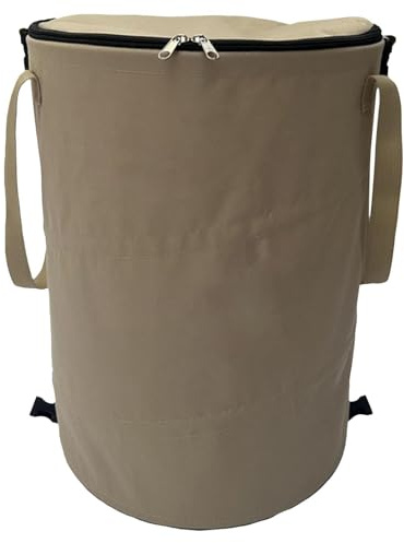 Raypontia 37L 34x40cm Gartenabfallsack, Faltbarer Camping Mülleimer Mit Reißverschlüssen, Müllsackständer, Gartensack Selbststehend, Pop Up Selbststehend Für Den Gartenmüllsack Im Freien