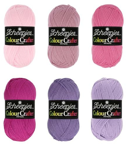 Scheepjes Colour Crafter Colour Pack 6x50g - Tulip Fields