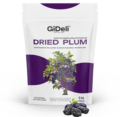GiDeli Prugne secche 5 kg senza pietra Senza zucchero dal Cile