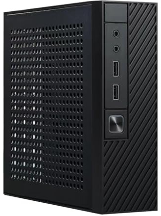 HTPC - Caja pequeña para PC de juegos ITX, chasis de escritorio, cine en casa, caja pequeña para computadora Mini-ITX