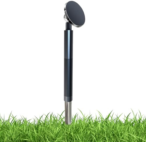 Supporto per cellulare da golf, monopiede per selfie con picchetto – aiuto portatile per l'allenamento per il supporto del telefono cellulare per riprese video all'aperto, per principianti