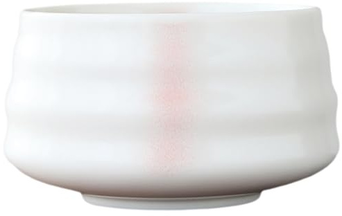 ELAYARD Tazón de Matcha Japonés de Cerámica Esmaltada Color Rosa con Vertedor Tazón para del Té Tradicional Taza para Té Verde Adecuado para Hogar y Oficina