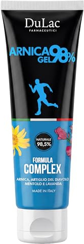 Dulac - Arnica per Cavalli Uso Umano, Formula Potenziata Complex, 100 ml | con Artiglio del Diavolo, Lavanda e Mentolo, Ideale per Massaggi su Muscoli e Articolazioni Affaticate, Made in Italy