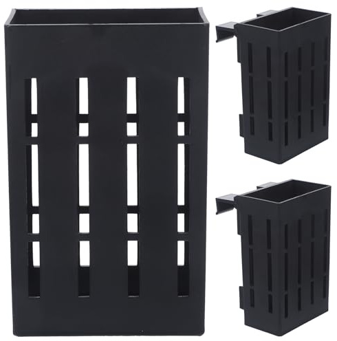 TOYANDONA 3 Pièces Support Plante Aquarium Suspendu Plastique Pots de Plantation Aquatique avec Design Creux Aéré Panier pour Culture Hydroponique et Pratique pour Plantes Aquatiques