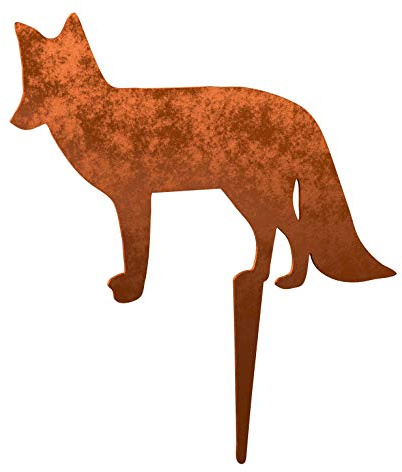 Melingo Menovus Rost-Deko Gartenstecker Fuchs