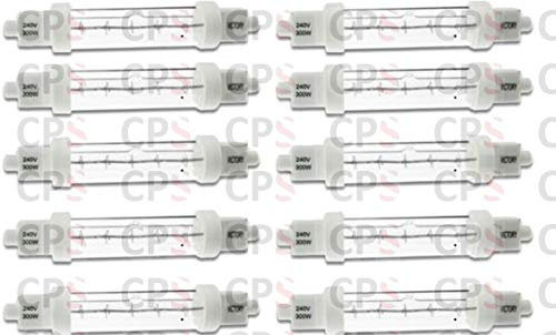 KCSL 10 Pack Heat Lamps 300w Gantry Food Safe Lamps by Key Catering Solutions Ltd Vat Registered