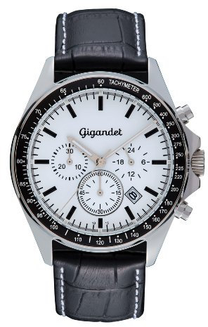 Gigandet Herren Analog Japanisches Quarzwerk Uhr mit Leder Armband AVG3-02
