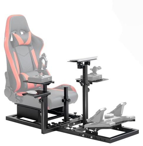 Dardoo G920 Flighting Simulator Cockpit Multifunctional passend für Thrustmaster HOTAS Warthog T150 T80, für Logitech G923 G Saitek, Wheel Stand Not Including Wheel, Pedal, Handbrake, Throttle, Joyst