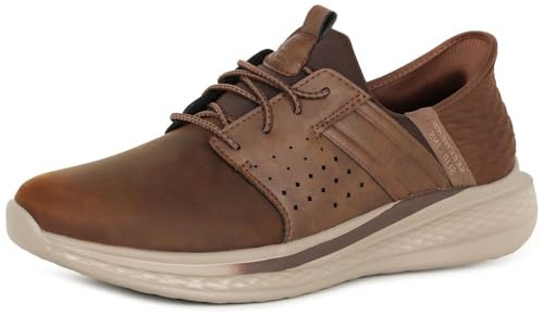 Skechers USA Men's Herren Slade Zachary Sneaker, braun, 44 EU