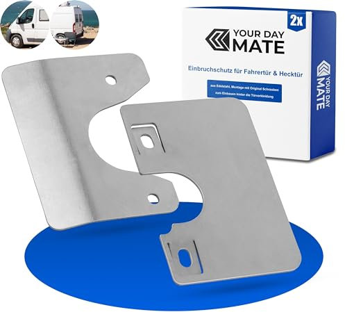 Protezione antifurto per la porta del conducente e la porta posteriore, compatibile con FIAT Ducato, Citroën Jumper/Relay, Peugeot Boxer, a partire dal modello 2006, protezione antifurto per camper