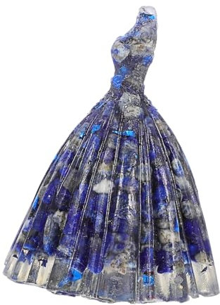 Holibanna Harz Handwerk Hochzeit Skulptur Harz Kies Kleid Modell für Valentinstag