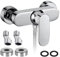Mitigeur de Douche, Mitigeur Douche, Robinet Douche, Robinet de Douche, Robinet Baignoire, avec Cartouche en Céramique, Monocommande, Robinet Mélangeur D'eau Chaude et Froide