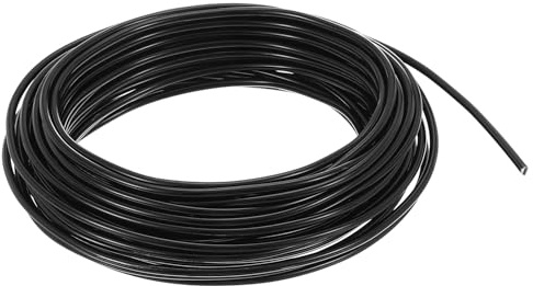 PATIKIL Alambre Bonsái de 2.5mm, 1 Rollo de Alambre Floral de Aluminio Anodizado, 10 m para Fijar Ramas de Jardinería, Árboles, Formación Bonsai, Color Negro