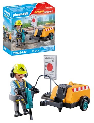 OUVRIER MARTEAU PIQUEUR PLAYMOBIL PLL71752