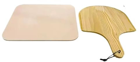 Piedra Para Pizza Piedra for hornear pan, piedra cuadrada for cocinar, piedra for Pizza con paleta, piedras for hornear de cordierita resistentes al calor for horno, Pizza Para Hornear Pizza, Pasteles