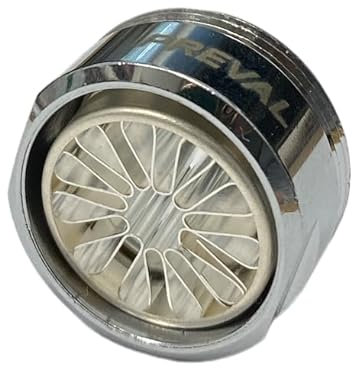 Strahlregler Preval® Lamikat Hygiene Strahlregler für Wasserhahn, Niederruckarmatur, Vollversilbert, Plastikfrei, Kalk-und keimmindernd, Außengewinde M24, Montageschlüssel