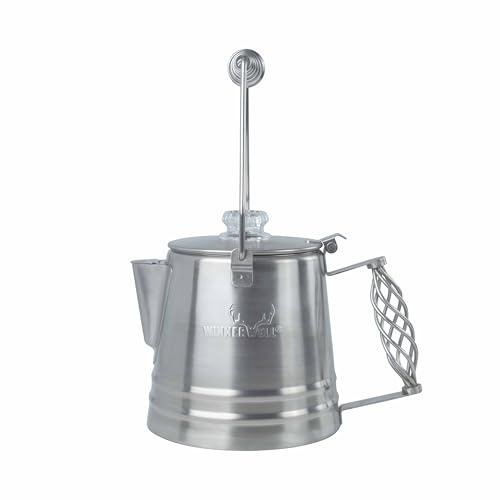 WINNERWELL® Cafetière percolateur en acier inoxydable 9 tasses