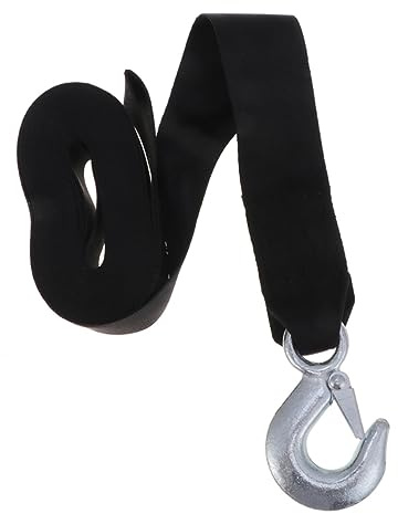 YOSADIER Correa De Remolque con Gancho para Carga y Cinta De Resistente De Metros para Remolcar Vehículos y Uso Trailers