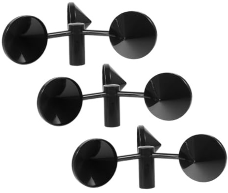 Milisten 3pcs Anemometer Wind Cup Wind Speed Measurement Device for Outdoor Use Accurate Speed and Direction