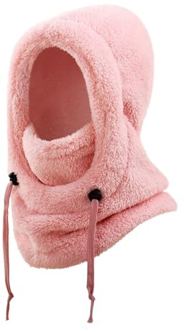 NMSLCNM Cagoule Unisexe Garcon Fille Thermique Bonnet Écharpe Enfant Hiver Chaud Ensamble Balaclava Casquette Polaire Enfant Chaud Cache Cou Oreilles Chapeau 3-10 Ans