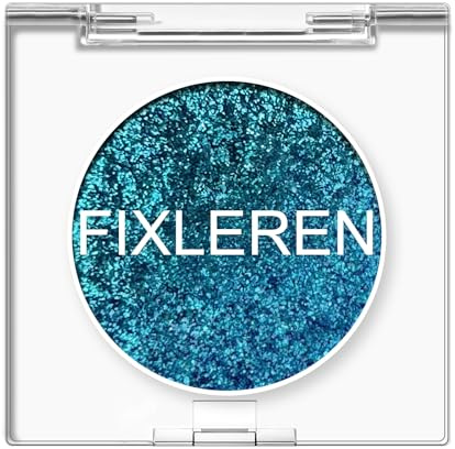 Fixleren Palette de fard à paupières maquillage caméléon à paillettes, fard à paupières illuminateur, métallique changeant longue durée paillettes holographiques multichrome fard à paupières