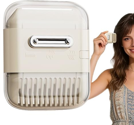 Peine para Volumen del Cabello Brocha Texturizadora para Flequillo | Peine Recortador para Flequillo para Mujeres con Todo Tipo de Cabello para Viaje Desplazamientos Ducha Salón Casa Hotel y