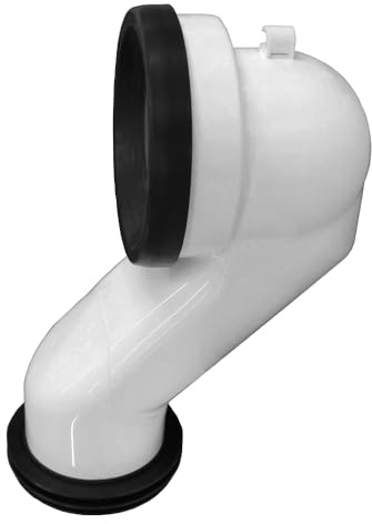 Curva Tecnica Traslata Sottovaso per WC – Raccordo Eccentrico Multidiametro 90-100-110 mm – Ideale per Scarico Disassato e Ristrutturazioni Bagno