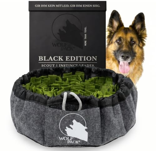 Wolfpack® Scout Schnüffelteppich für Hunde – waschbar & größenverstellbar | Intelligentes Hundespielzeug, Größenverstellbar, Waschbar & robust, Welpenspielzeug für Beschäftigung & Intelligenztraining