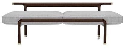 Vadderad sits Sängände Pall massivträ Sängpall Sovrum Skobänk Långbänk Fotpall