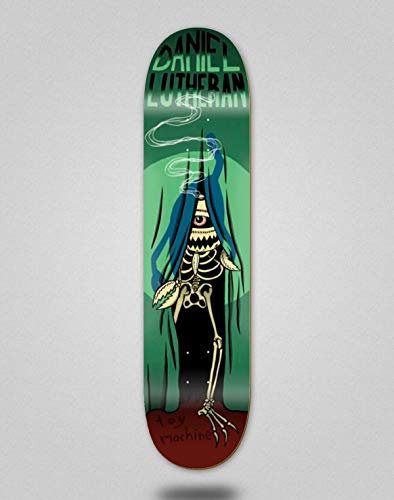 Toy Machine Skateboard Deck Lutheran Curtain 7.88