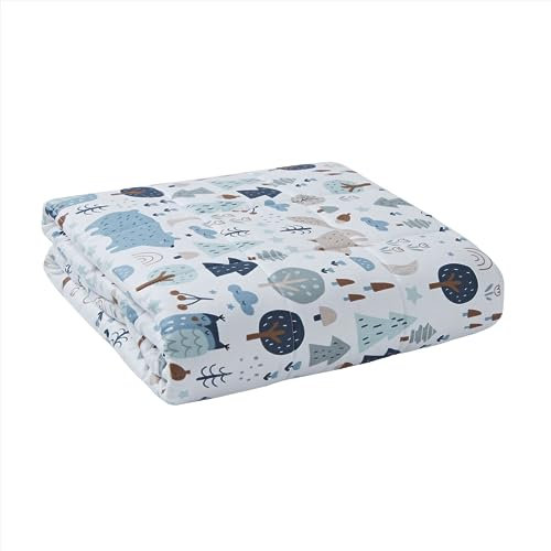 Dailydream Manta de Peso para niños, 100% algodón, 3,2 kg, 104 x 150 cm, diseño ABC