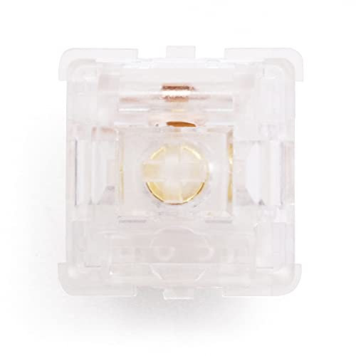 2Duck Everglide Aqua King V3 Water King Clear Body Linear Switch, EG Transparent 5Pin RGB 55g 62g 67g MX Switch For Mechanical Gaming Keyboard (Color : 62g, Size : 30PCS)