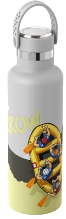 Super Sparrow Borraccia Termica, Ultraleggero Acciaio Inox 18/10 Bottiglia Termica - 750ml - Senza BPA Borracce, Thermos per Bambini, Scuola, Sport, Campeggio, Yoga, Palestra, Ciclismo
