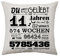 11. Geburtstagsgeschenk für Mädchen Junge Zierkissenbezüge Geschenk für Sie 11 Jahren Geschenke für Tochter Schwester Geschenkidee 11. Geburtstag Deko Kissenbezug 45 x 45 cm (11th)