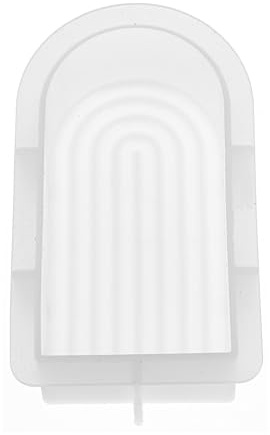 GLOREX 6 9732 090 - Kerzen-Gießform aus Silikon, Motiv: Kleiner Bogen, ca. 12 x 6 x 3,7 cm, stabile Silikongießform, zum Ausgießen, wiederverwendbar