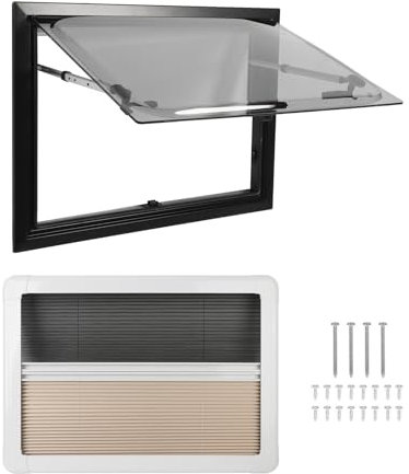 Wohnmobil-Fenster 32 X 20 Zoll mit Versiegeltem -Acrylglas für Wohnwagen, Wohnmobile, Anhänger